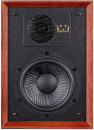 Wharfedale Denton 85th Anniversary /Paar Klein-/Regallautsprecher mahogany red