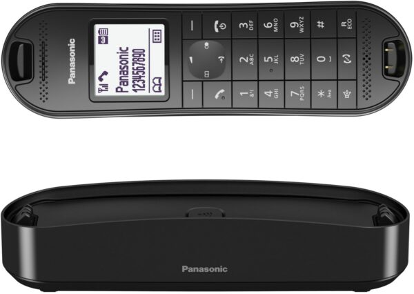 Panasonic KX-TGK320GB Schnurlostelefon mit Anrufbeantworter schwarz