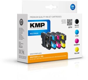 KMP B77V Tinten-Multipack ersetzt LC-980VALBPDR 4-farbig