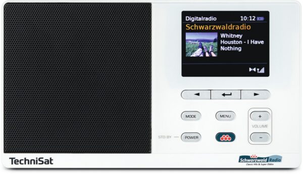 Technisat DigitRadio 215 Kofferradio Schwarzwaldradio-Edition weiß