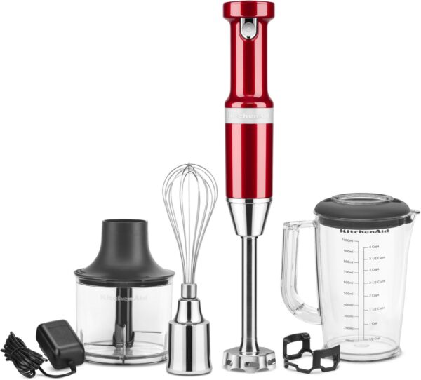 KitchenAid 5KHBBV83ECA Artisan Stabmixer liebesapfelrot