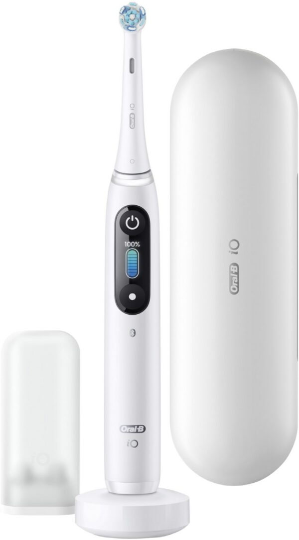 Oral-B IO Series 8N Elektrische Zahnbürste white alabaster