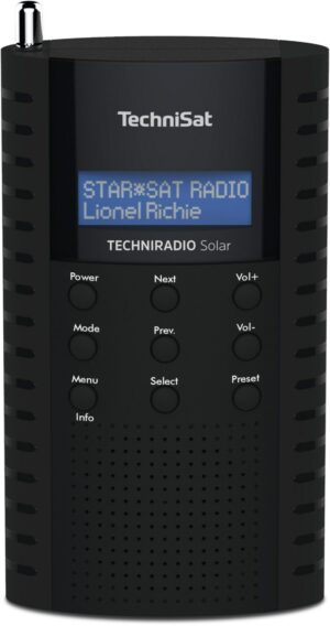 Technisat TechniRadio Solar Taschenradio schwarz