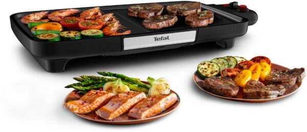 Tefal CB6418 BBQ Tischgrill schwarz/silber