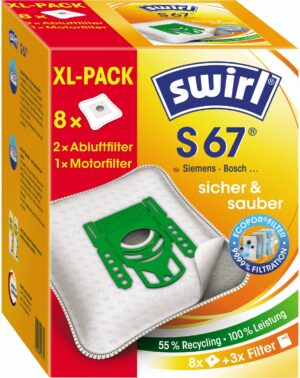 swirl S 67 XL Vorteilspack Staubsaugerbeutel