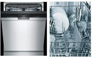 Siemens SN43HSEUCE Unterbau-Geschirrspüler 60 cm bestehend aus SN43HS60CE + SZ73000 edelstahl / D