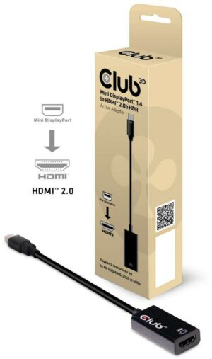 Club3D Mini DP 1.4 > HDMI HDR Adapter aktiv