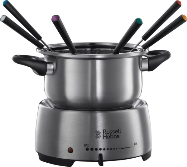 Russell Hobbs Fiesta Fondue silber