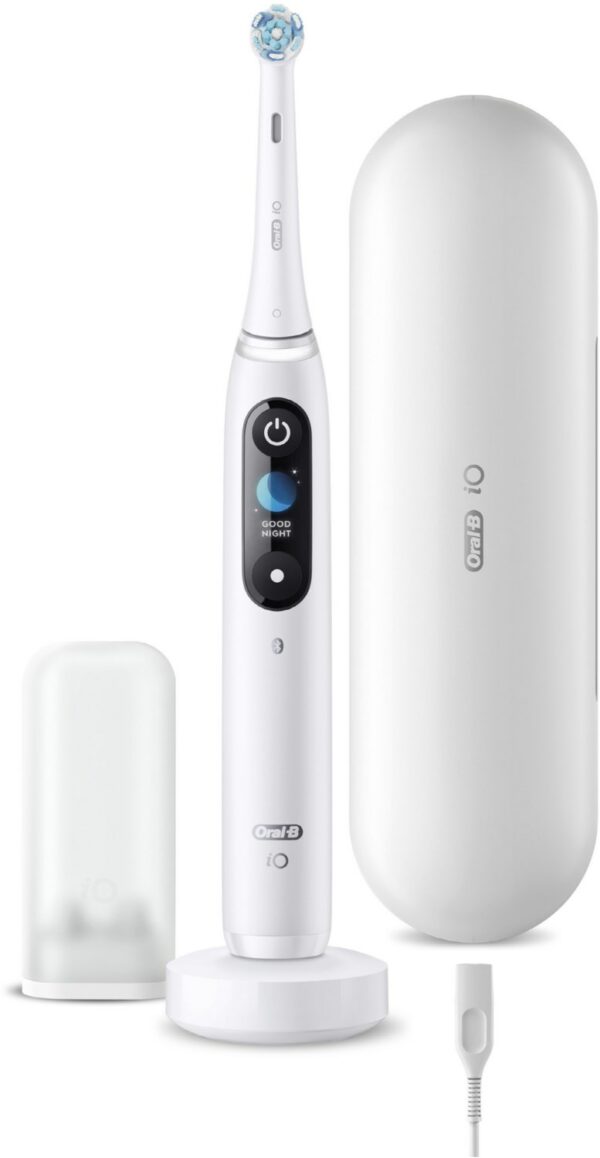 Oral-B IO Series 9N Elektrische Zahnbürste white alabaster