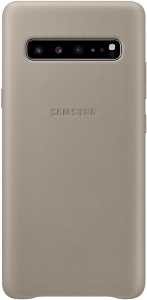 Samsung Leather Cover für Galaxy S10 5G grau