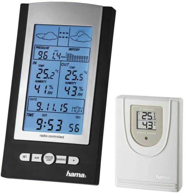 Hama EWS-800 Wetterstation 00186355 schwarz