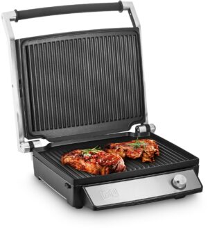 Fritel GR 3495 GrillTastic Kontaktgrill anthrazit/edelstahl