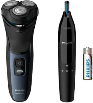 Philips S3134/57 Series 3000 Rasierer schwarz/blau