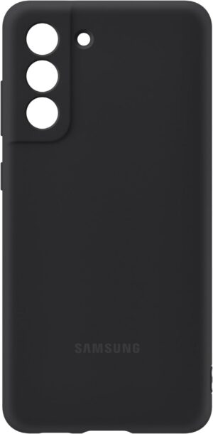 Samsung Silicone Cover für Galaxy S21 FE 5G schwarz