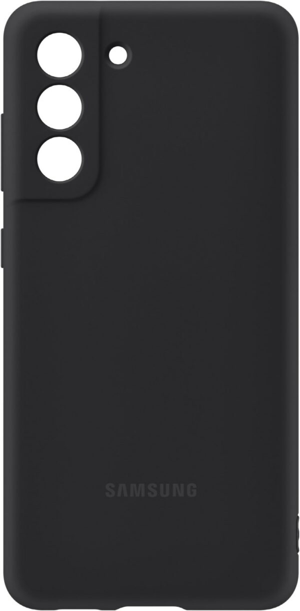 Samsung Silicone Cover für Galaxy S21 FE 5G schwarz