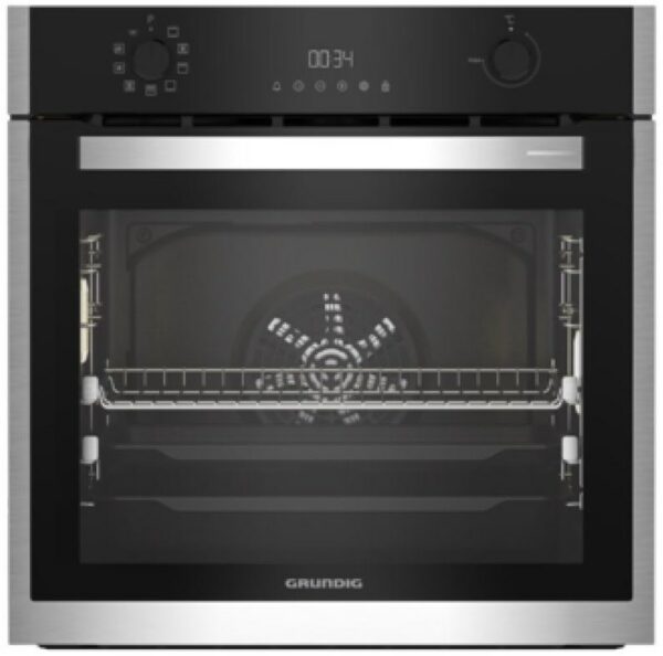 Grundig GR5500 GEBM 19300 BP Einbaubackofen schwarz/edelstahl/cleansteel / A+