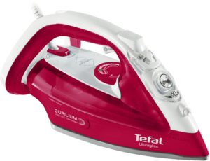 Tefal FV4950 Ultragliss Dampfbügeleisen rot/weiß