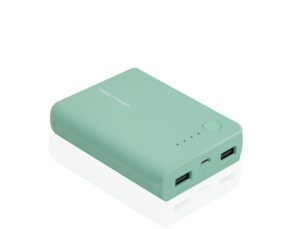 RealPower PowerBank PB-10K (10.000mAh) opal blue