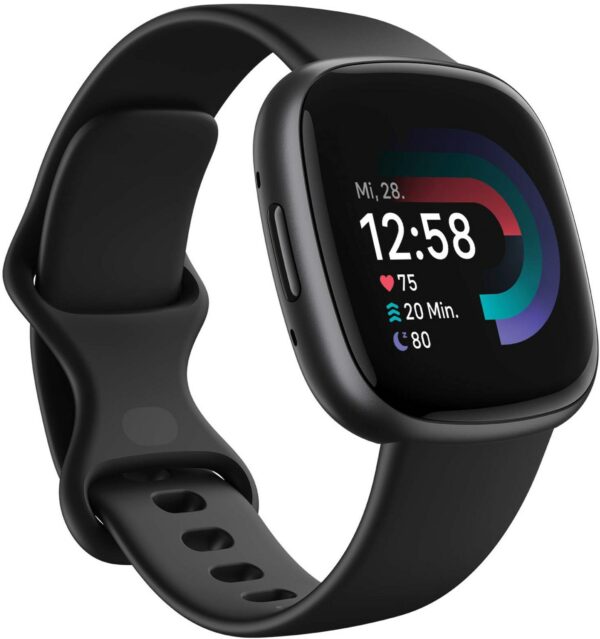 Fitbit Versa 4 Smartwatch black graphite