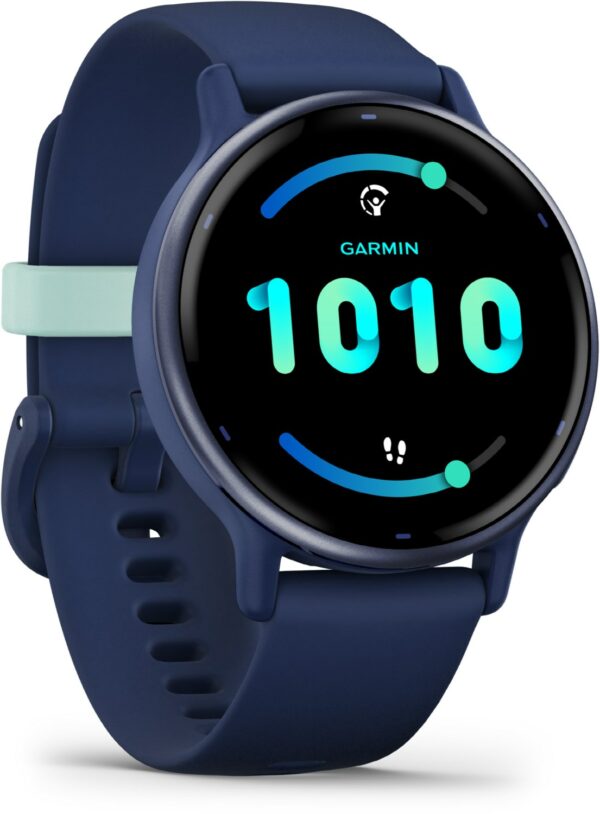 Garmin vivoactive 5 Sportuhr kapitänsblau/blau metallic