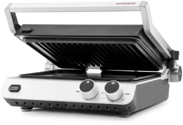 Gastroback Design BBQ Pro Kontaktgrill edelstahl/schwarz