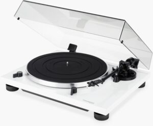 Thorens TD 201 Plattenspieler hochglanz weiß