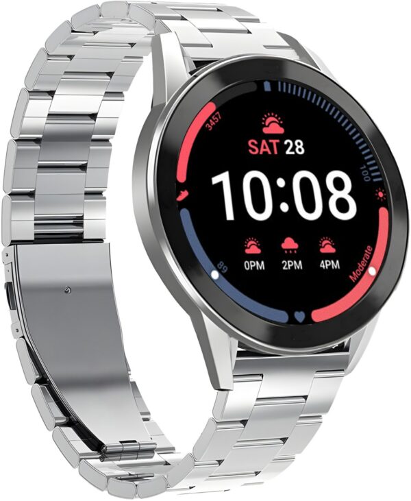 Puro METAL Band für Galaxy Watch 4 silber