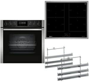 NEFF HMK361iFP Herdset mit Induktionskochfeld bestehend aus E2ACH7AN1 + M56BR60N0K + Z11TF36X0 edelstahl