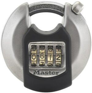 Master Lock Disk-Zahlenschloss Edelstahl