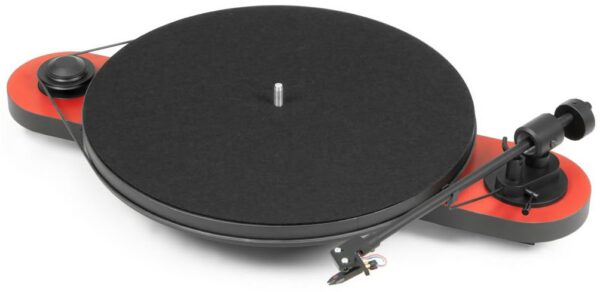 Pro-Ject Elemental Plattenspieler rot/schwarz