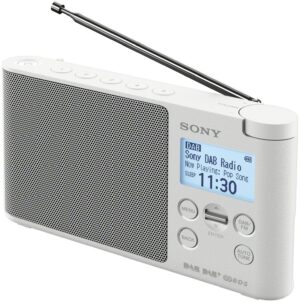 Sony XDR-S41 Portables Radio weiß