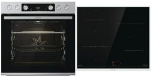 Gorenje Advantage PSIX Herdset mit Induktionskochfeld bestehend aus BCPSI6737E09X + ID64BX edelstahl + edels