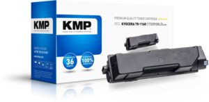 KMP K-T77 (8.200 S.) Toner ersetzt TK-1160 (1T02RY0NL0) schwarz