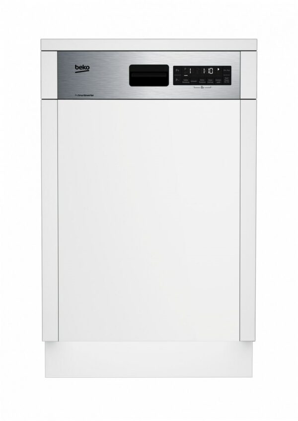 Beko b300 DSS28021X integrierbarer Geschirrspüler 45 cm edelstahl / E