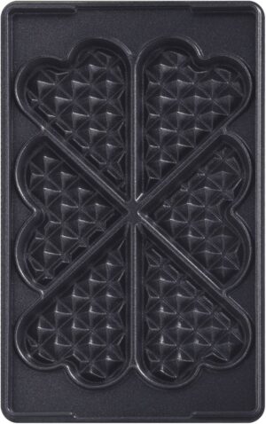 Tefal XA8006 Platte Herzwaffeln Nr.6 Backuntensil schwarz/edelstahl