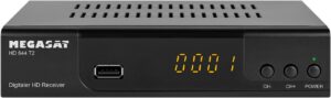 Megasat HD 644 T2 DVB-T2 Receiver schwarz