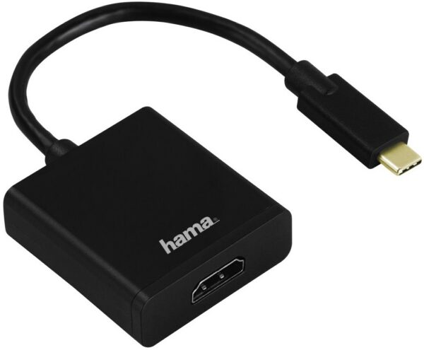 Hama USB-C-Adapter für HDMI (Ultra HD) schwarz