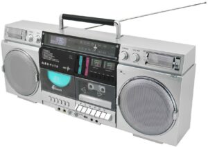 Soundmaster SCD1980SI Radio-Rekorder mit CD + Kassette silber