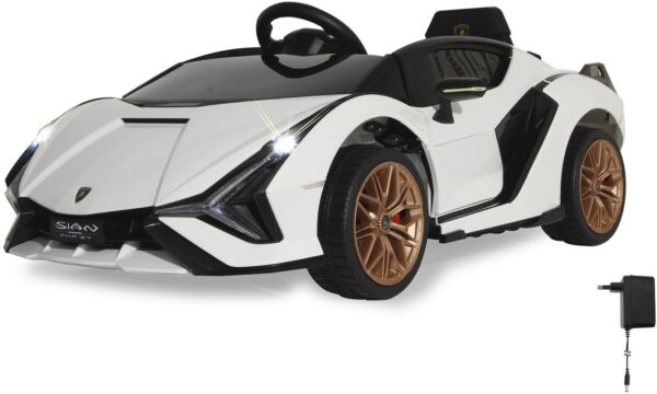 Jamara Ride-on Lamborghini Sián FKP 37 Kinder Elektrofahrzeug weiß