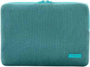 Tucano Velluto Sleeve für Notebook 12" / MacBook 13" dunkeltürkis