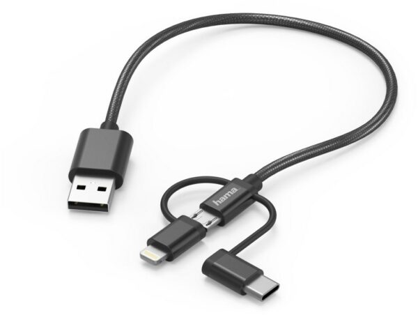 Hama 3in1-Micro-USB-Kabel (0