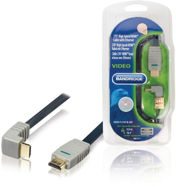 Bandridge BVL1375 HDMI-Flachkabel (5m)