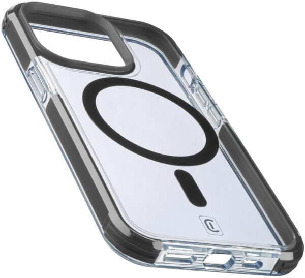 Cellular Line Tetra Force Strong Guard Mag Cover für iPhone 13 transparent/schwarz