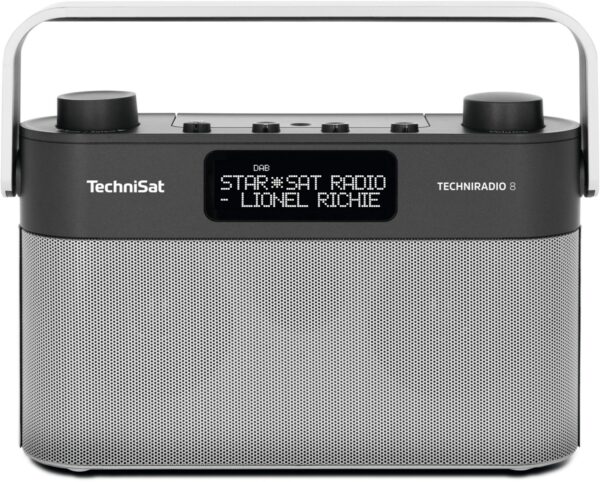 Technisat TechniRadio 8 Kofferradio mit DAB/DAB+ schwarz/silber
