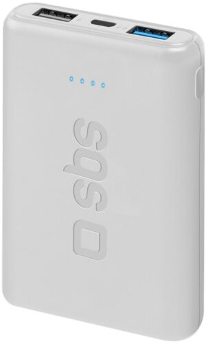 sbs Powerbank (5.000mAh) weiß