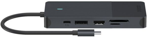 Rapoo USB-C 12-in-1 Multiport Adapter grau