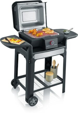 Severin PG 8107 SEVO GTS Party-/Barbequegrill schwarz/silber