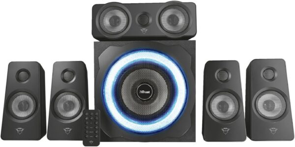 Trust GXT 658 Tytan 5.1 A/V-Lautsprechersystem mit Aktiv-Subwoofer