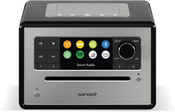 Sonoro Elite CD/Radio-System schwarz hochglanz/silber