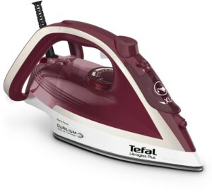 Tefal FV6810 Ultragliss Plus Dampfbügeleisen weiß/rot